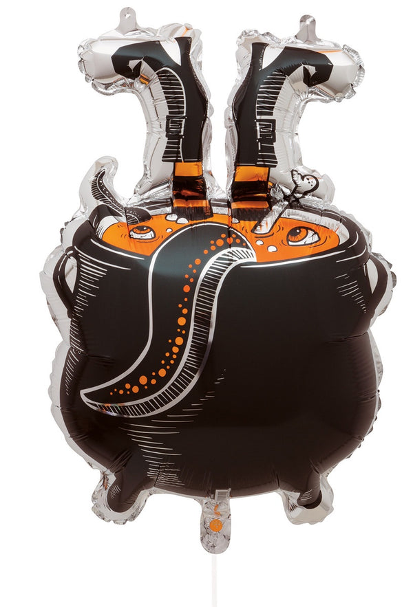 WITCH CAULDRON 80.7CM (31.8") FOIL BALLOON WITH RIBBON